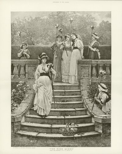 Královna růží, Charles Dunlop Leslie od English School