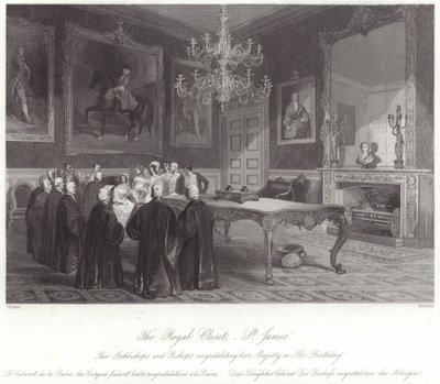 Královská skříň v paláci St James od English School