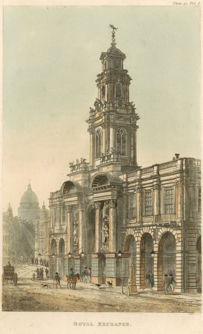 Royal Exchange, Londýn od English School