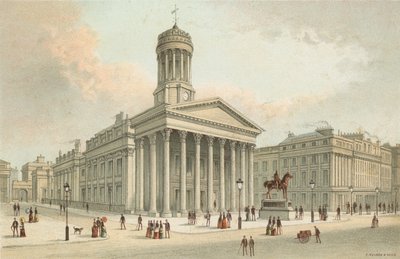 Královská burza, Queen Street - Glasgow od English School