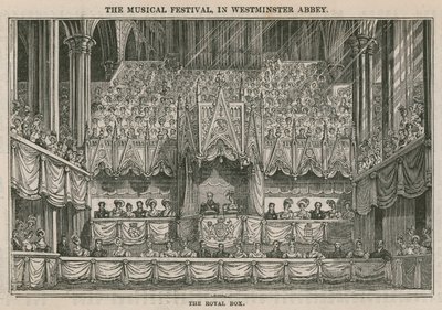 Královský hudební festival ve Westminsterském opatství: The Royal Box od English School