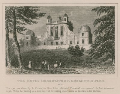 Královská observatoř, Greenwich Park, Kent od English School