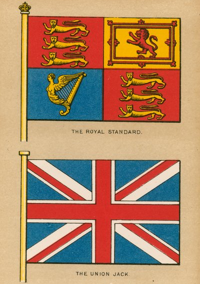 Královský standard. Union Jack od English School