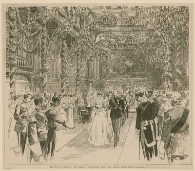 Královská svatba, 23. července 1896 od English School