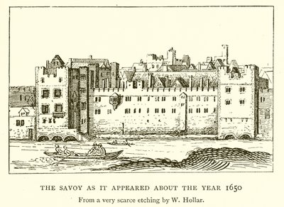 Savoy, jak se zdálo kolem roku 1650 od English School