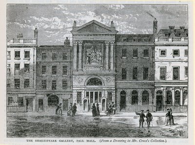 Shakespearova galerie, Pall Mall, Londýn od English School