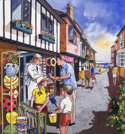 The Shop Keeper (kvaš na papíře) od English School