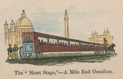 The Short Stage - Mile End omnibus; kreslený film od English School
