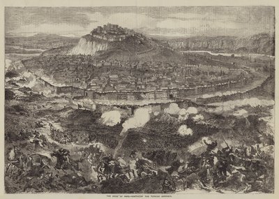 Obléhání Kars, Sortie turecké posádky (rytina) od English School
