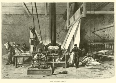 The Singeing Machine (rytina) od English School