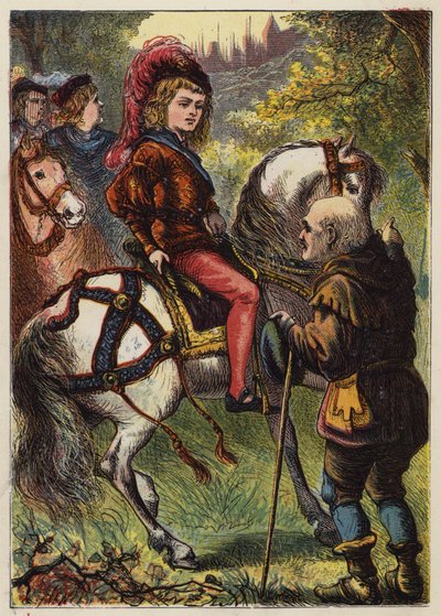 Šípková Růženka v lese (barva lito) od English School
