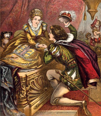 Šípková Růženka v lese od English School