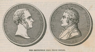 Medaile Smithfield Club Prize od English School