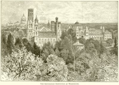 Smithsonian Institution ve Washingtonu od English School