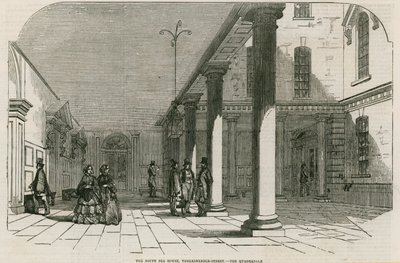 The South Sea House, Threadneedle Street, Londýn - The Quadrangle od English School