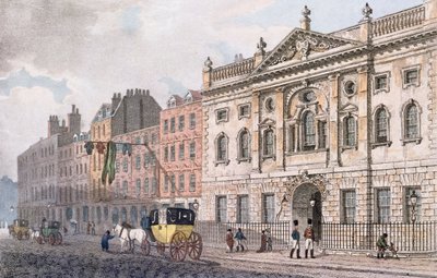 Jižní fronta Ironmongers Hall, z 