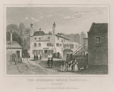 The Spaniards Tavern, Hampstead, Londýn od English School