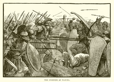 Sparťané v Plataea od English School