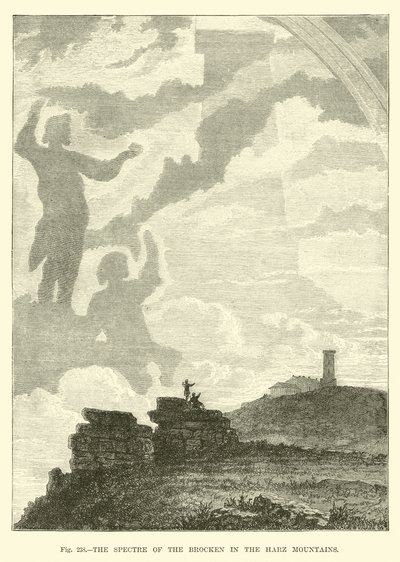 The Spectre of the Brocken v pohoří Harz od English School