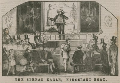 The Spread Eagle, Kingsland Road, Londýn od English School
