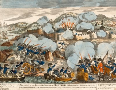 ?Dobytí francouzského ostrova Martinik ve Francouzské Západní Indii 24. února 1809? od English School