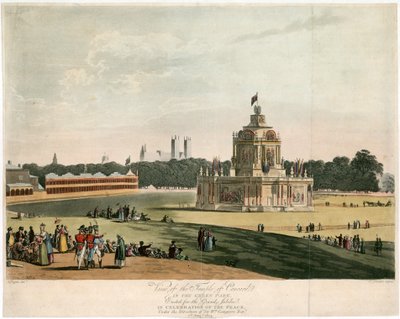 Chrám Svornosti vytvořený pro mír roku 1814 od English School