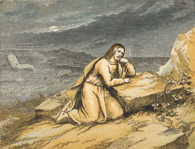 The Temptation (barevná rytina) od English School