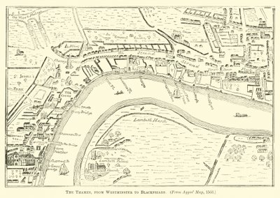 Temže, od Westminsteru po Blackfriars od English School