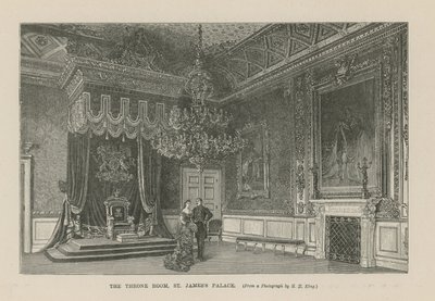 Trůnní sál v paláci svatého Jakuba od English School