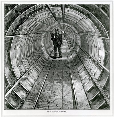 The Tower Subway, 1870 od English School