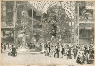 Příčná loď, Pohled na sever, Velká výstava, 1851 od English School