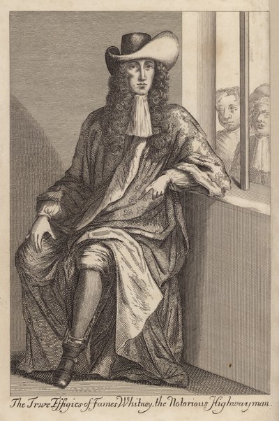 The True Effigies of Fames Whitney, notoricky známý Highwayman od English School