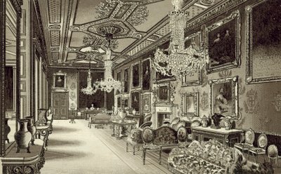 Vandyke Room, Windsor Castle od English School
