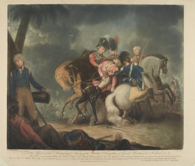 Vítězství britských vojsk nad Francouzi 21. března 1801 od English School