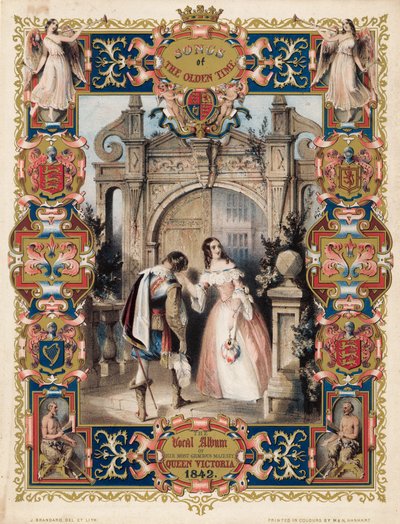 Vokální album Jejího nejmilostivějšího Veličenstva královny Viktorie 1842 od English School