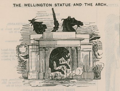 Wellingtonova socha a Arch od English School