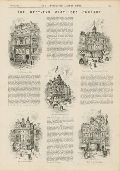Společnost West End Clothiers Company od English School