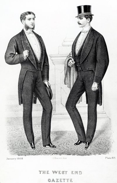 The West End Gazette, English Costumer, 1868 od English School