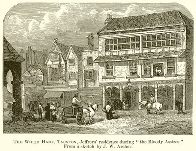 The White Hart, Taunton, Jeffreys Residence během Bloody Assizes od English School
