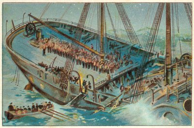 Vrak "Birkenhead" (chromolitho) od English School