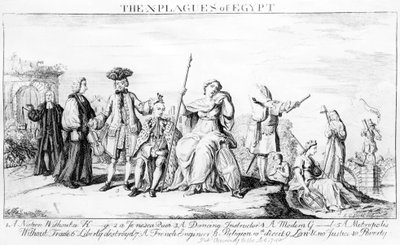 The X Mors of Egypt, c.1749 od English School