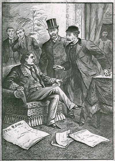 Zatčení Oscar Wilde: Domácí mazlíček londýnské společnosti, jeden z našich nejúspěšnějších dramatiků a básníků, zatčen na základě strašlivého obvinění od English School
