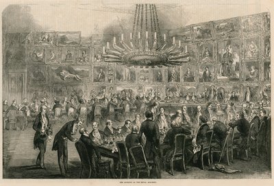Banket v Královské akademii od English School