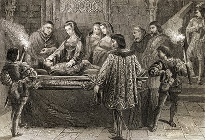 Pohřeb Filipa Sličného (1478-1506) od English School
