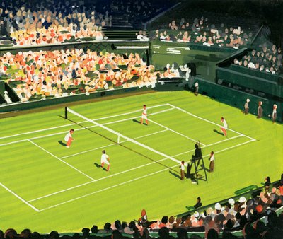 Centrální kurt ve Wimbledonu od English School