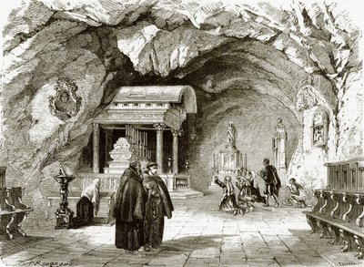 Kaple sv. Rozálie nedaleko Palerma na Sicílii od English School