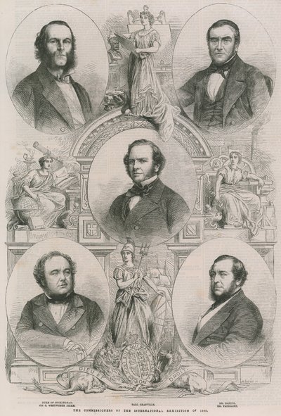 Komisaři Mezinárodní výstavy z roku 1862 od English School