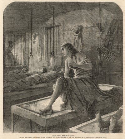 Oživení mrtvého (rytina) od English School