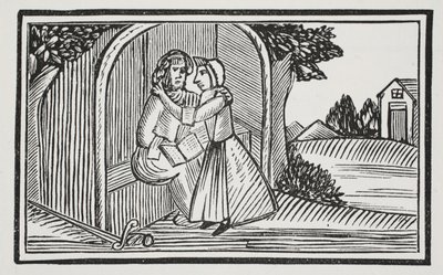 The death of Guy, ilustrace z Chap-books of the Eighteenth Century od Johna Ashtona, hospoda. 1882 od English School