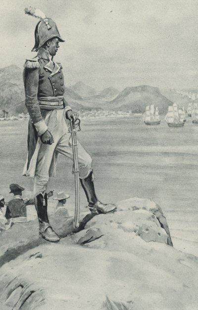 Smrt nebohého Toussainta Louverture se blíží, černý vůdce sleduje přicházející flotilu, kterou Napoleon poslal ke svému zničení od English School